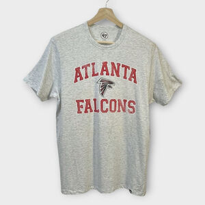 Atlanta Falcons NFL '47 Brand Mens L Logo Gray T-Shirt NEW